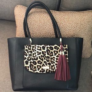 Kate Sapde Calf Hair Shoulder Bag